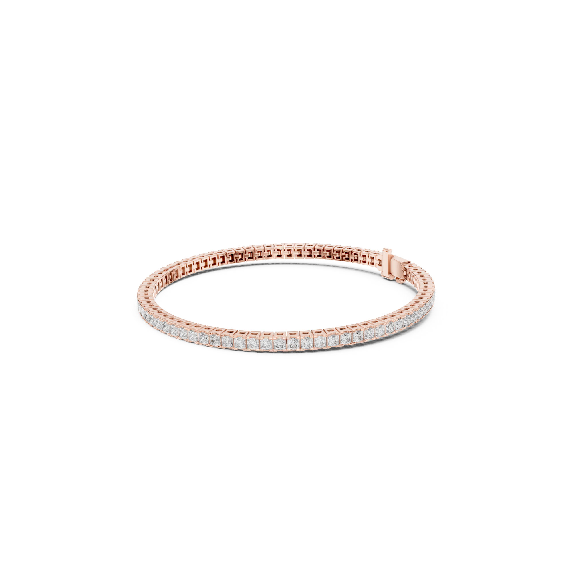 Princess Lab Grown Diamond Tennis Bracelet