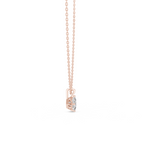 Princess Solitaire Lab Grown Diamond Pendant