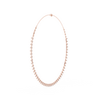 Graduated Dangling Lab Grown Diamond Necklace