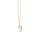 Pear Shape Halo Lab Grown Diamond Pendant