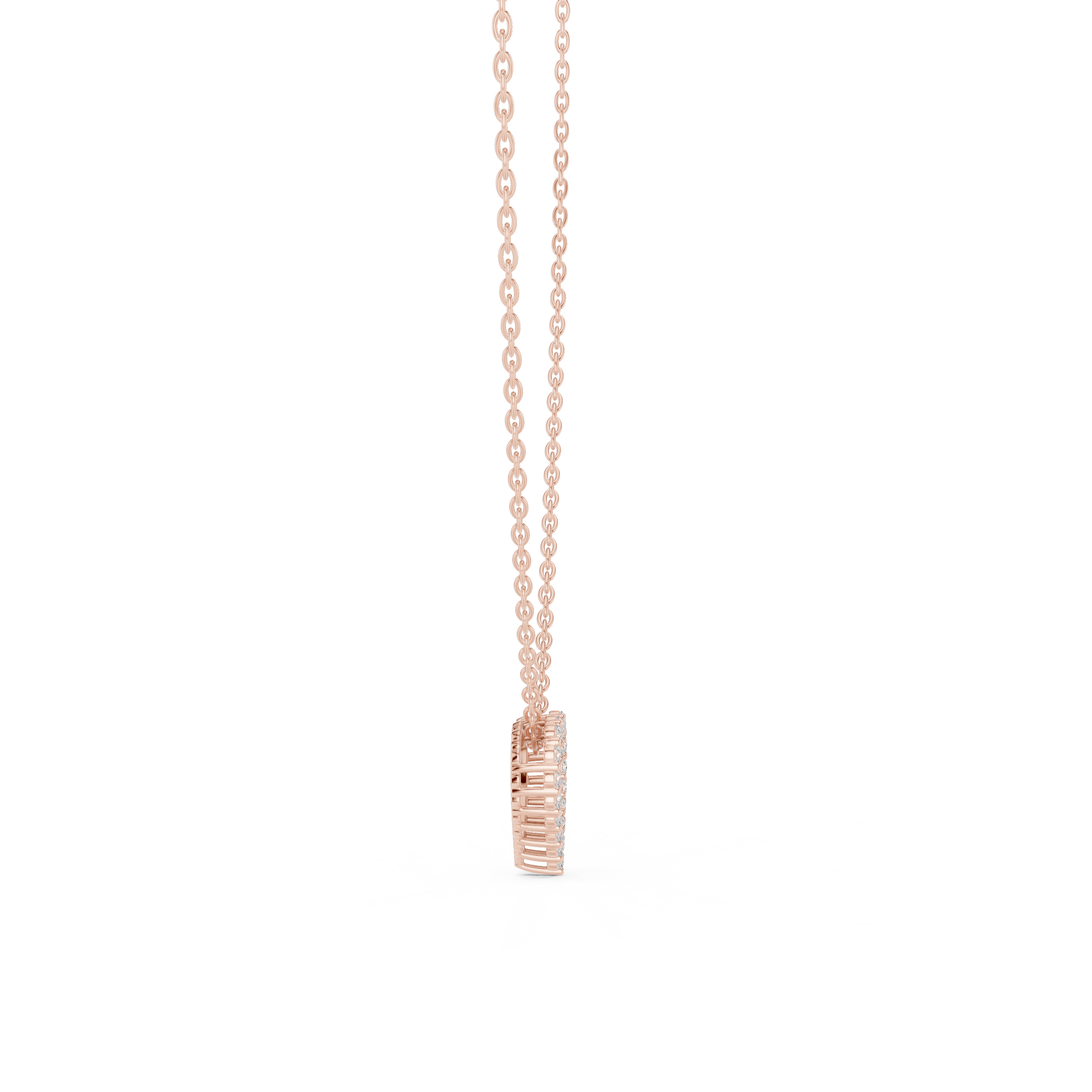 Delicate Heart Lab Grown Diamond Pendent