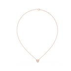 Heart Triple Round Lab Grown Diamond Pendant