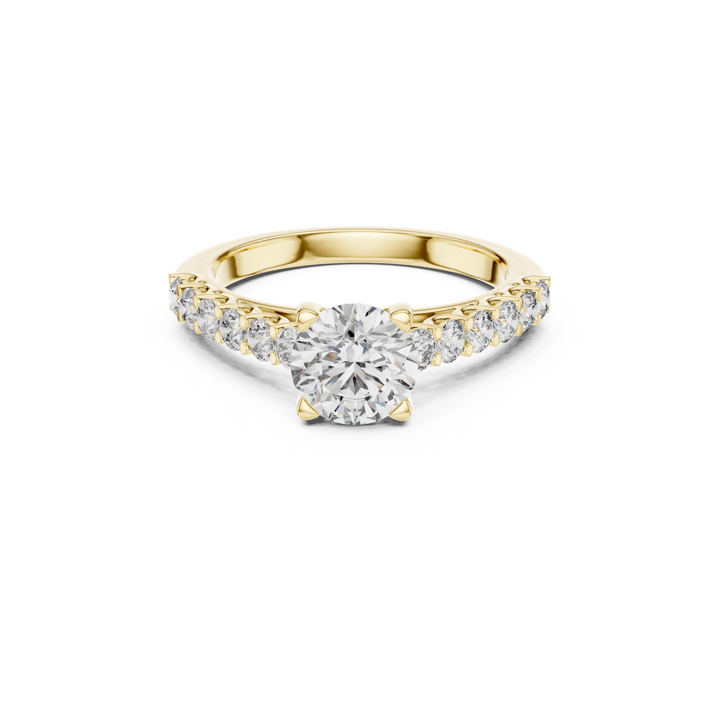 Vintage Classic Diamond Engagement Ring