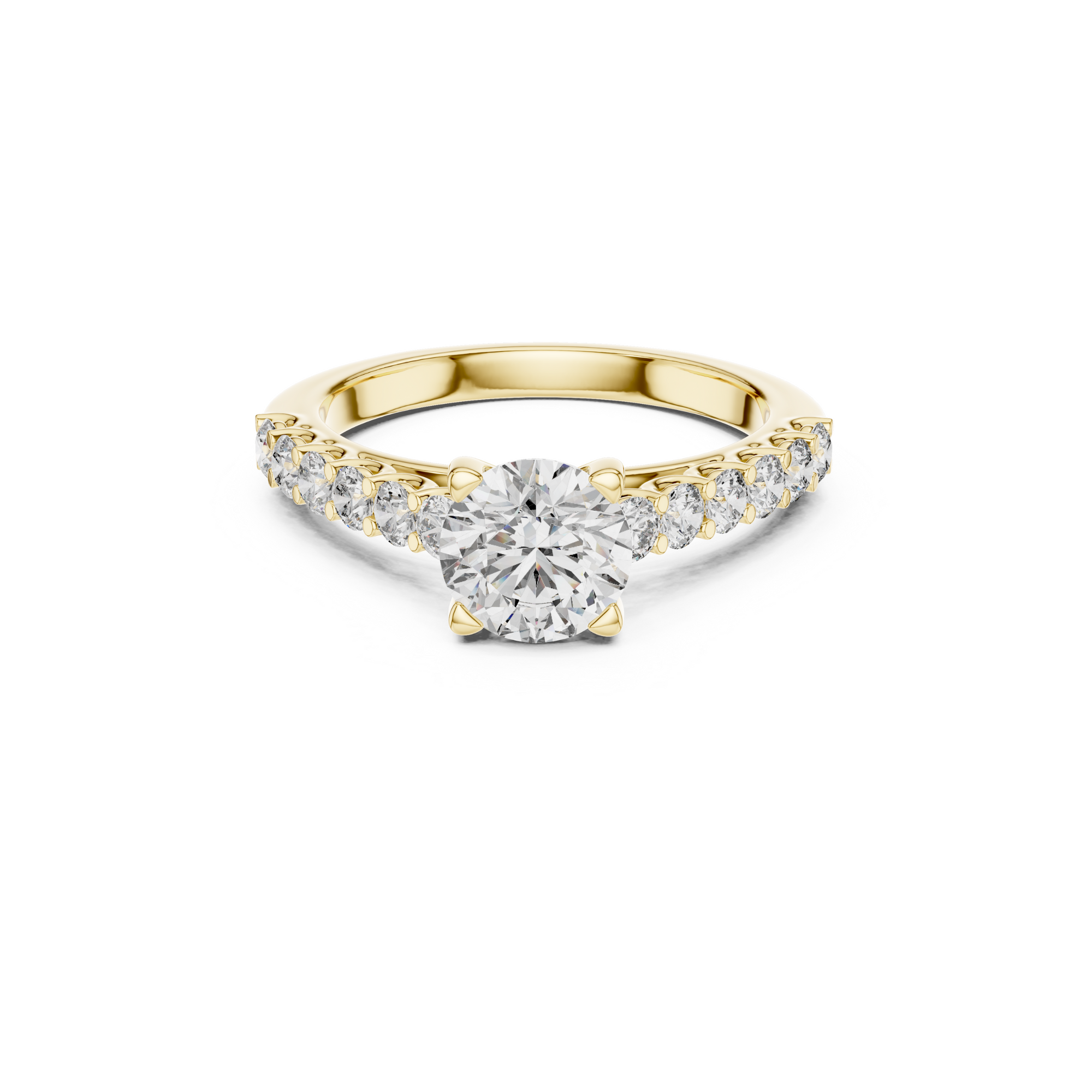 Vintage Classic Diamond Engagement Ring