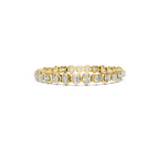 Cushion Cut Lab Grown Diamond Tennis Bracelet