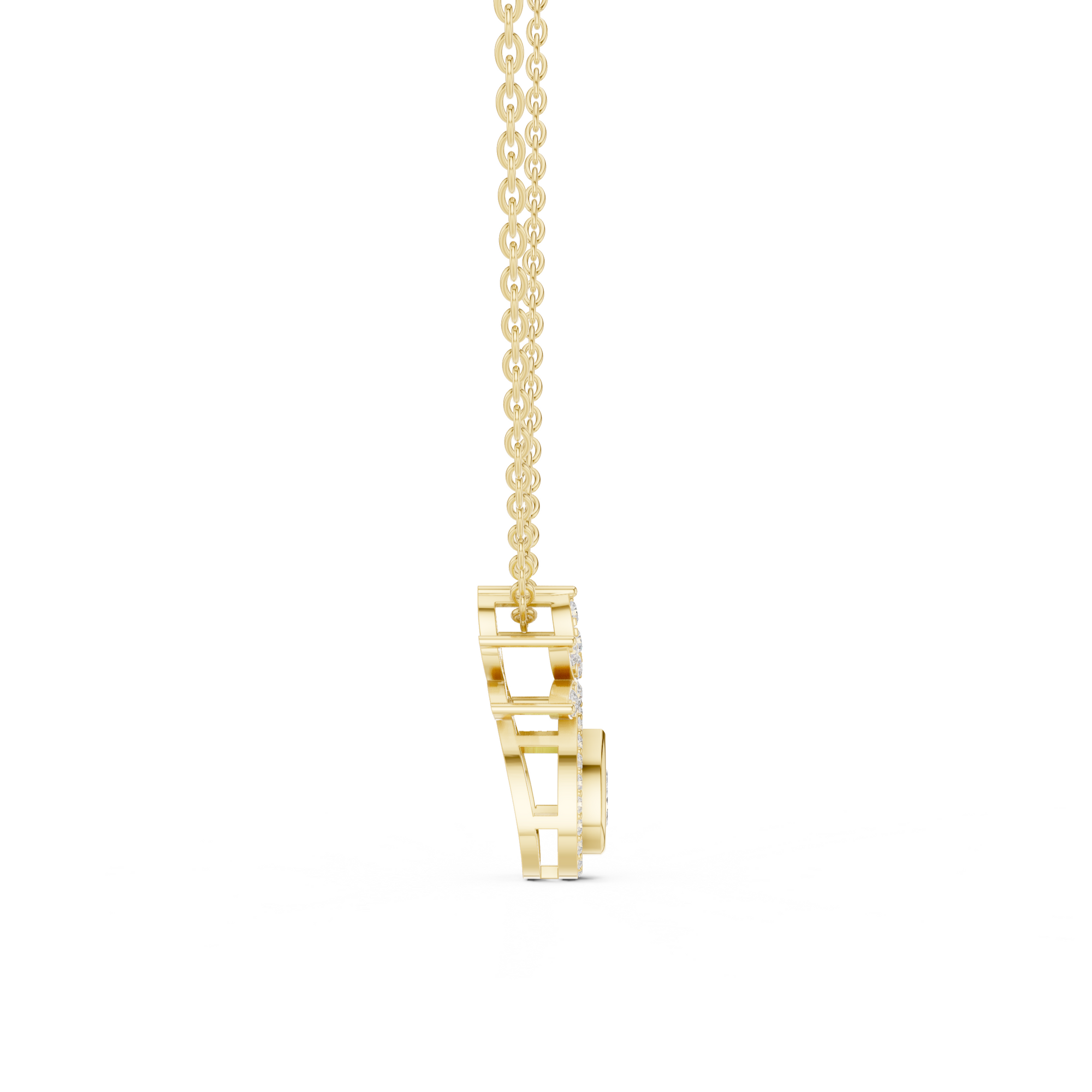 Tropical Lab Grown Diamond Pendant