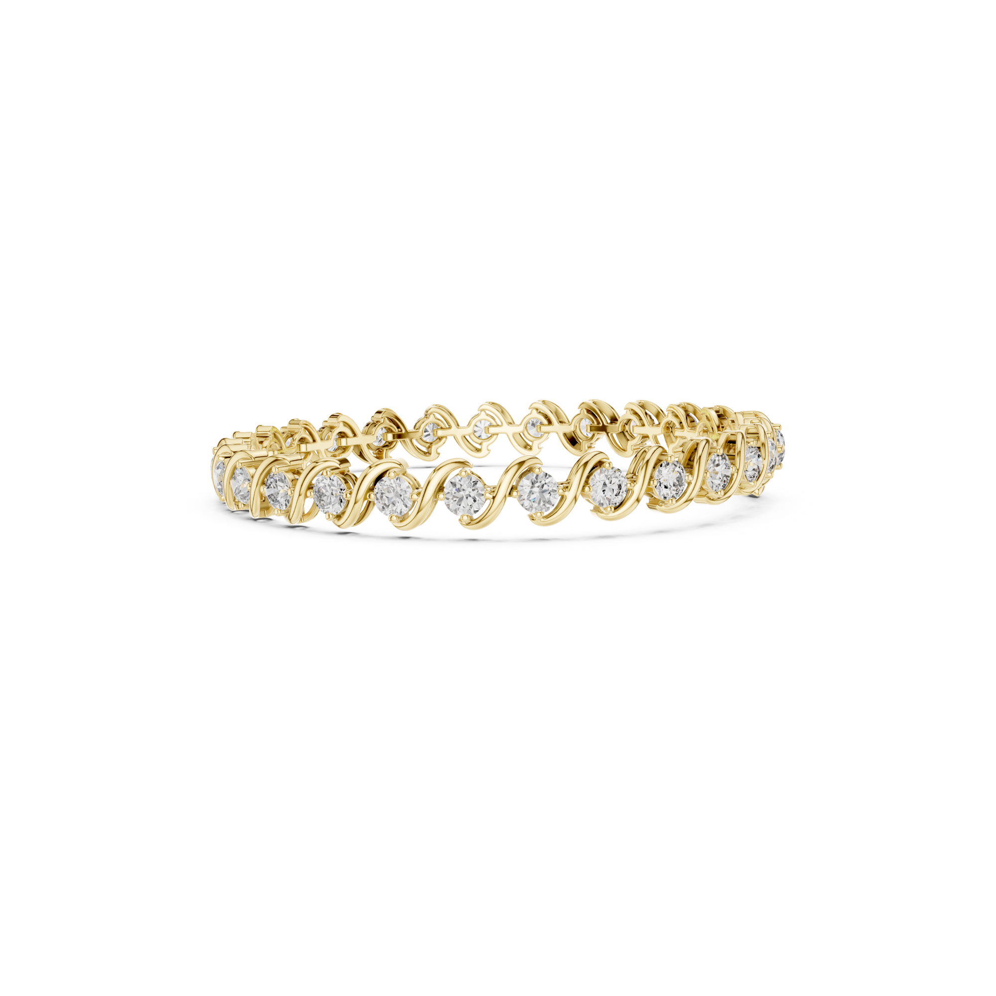S-Link Lab Grown Diamond Tennis Bracelet