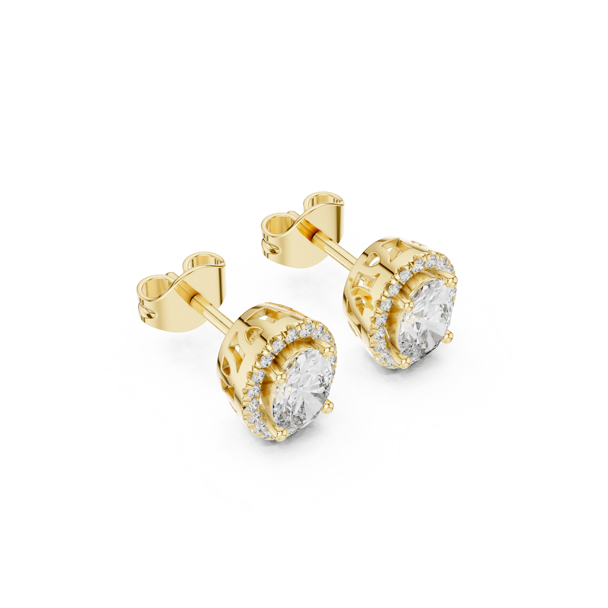 Classic Oval Cut Lab Grown Diamond Earrings