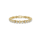 Cushion Cut Lab Grown Diamond Tennis Bracelet