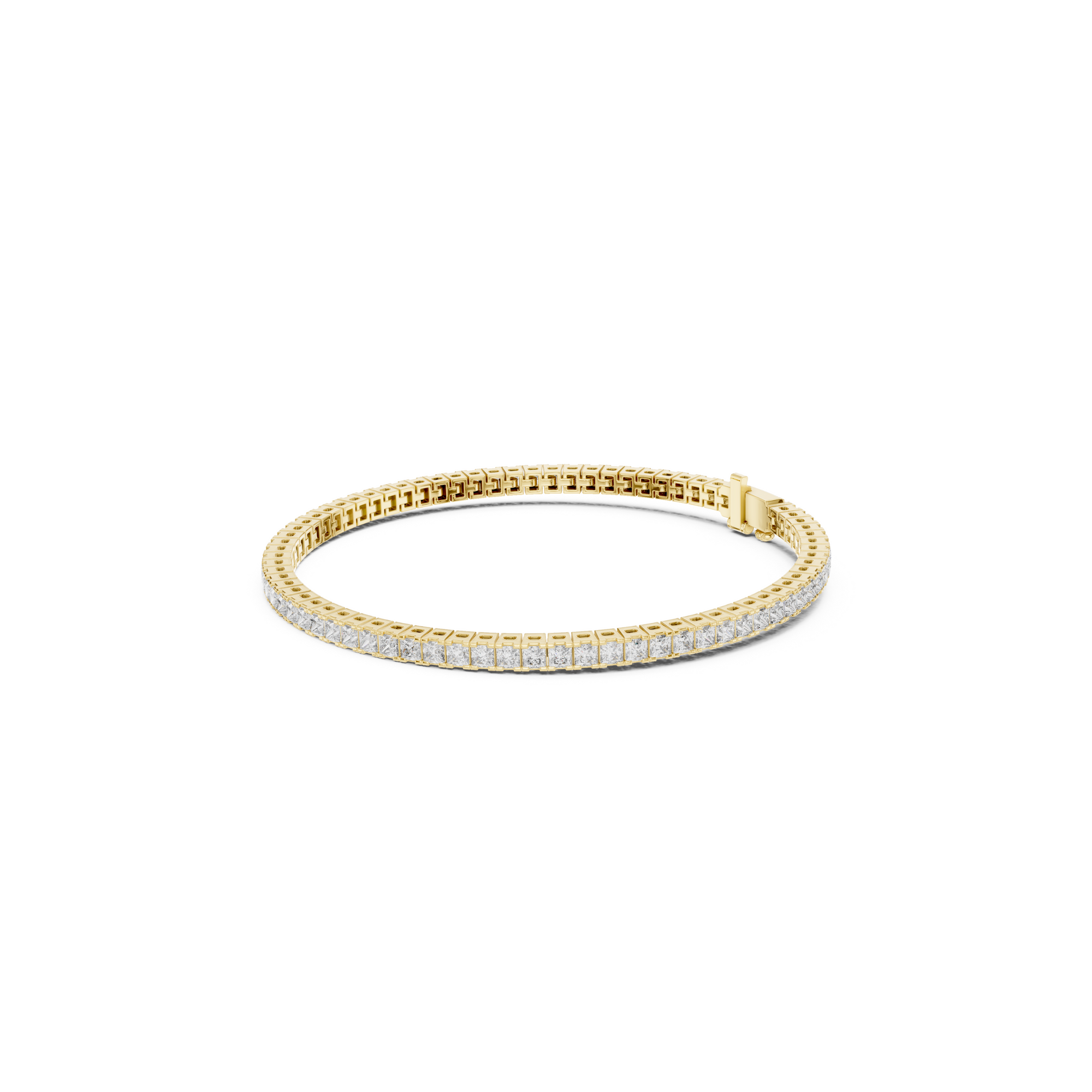 Princess Lab Grown Diamond Tennis Bracelet