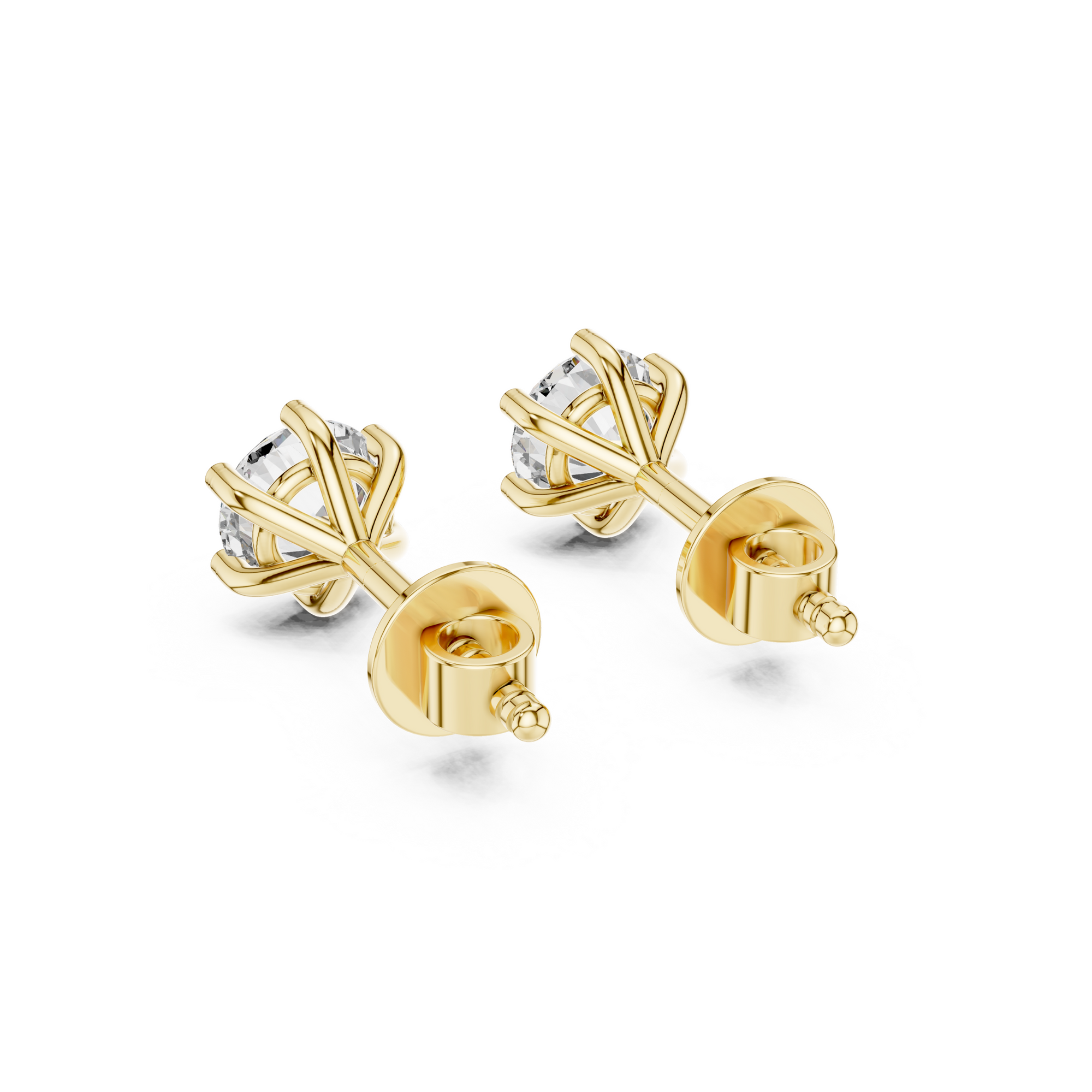 Classic Solitaire Lab Grown Diamond Stud