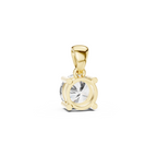 Solitaire Round Lab Grown Diamond Pendant