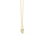 Pear Cut Solitaire Lab Grown Diamond Pendant