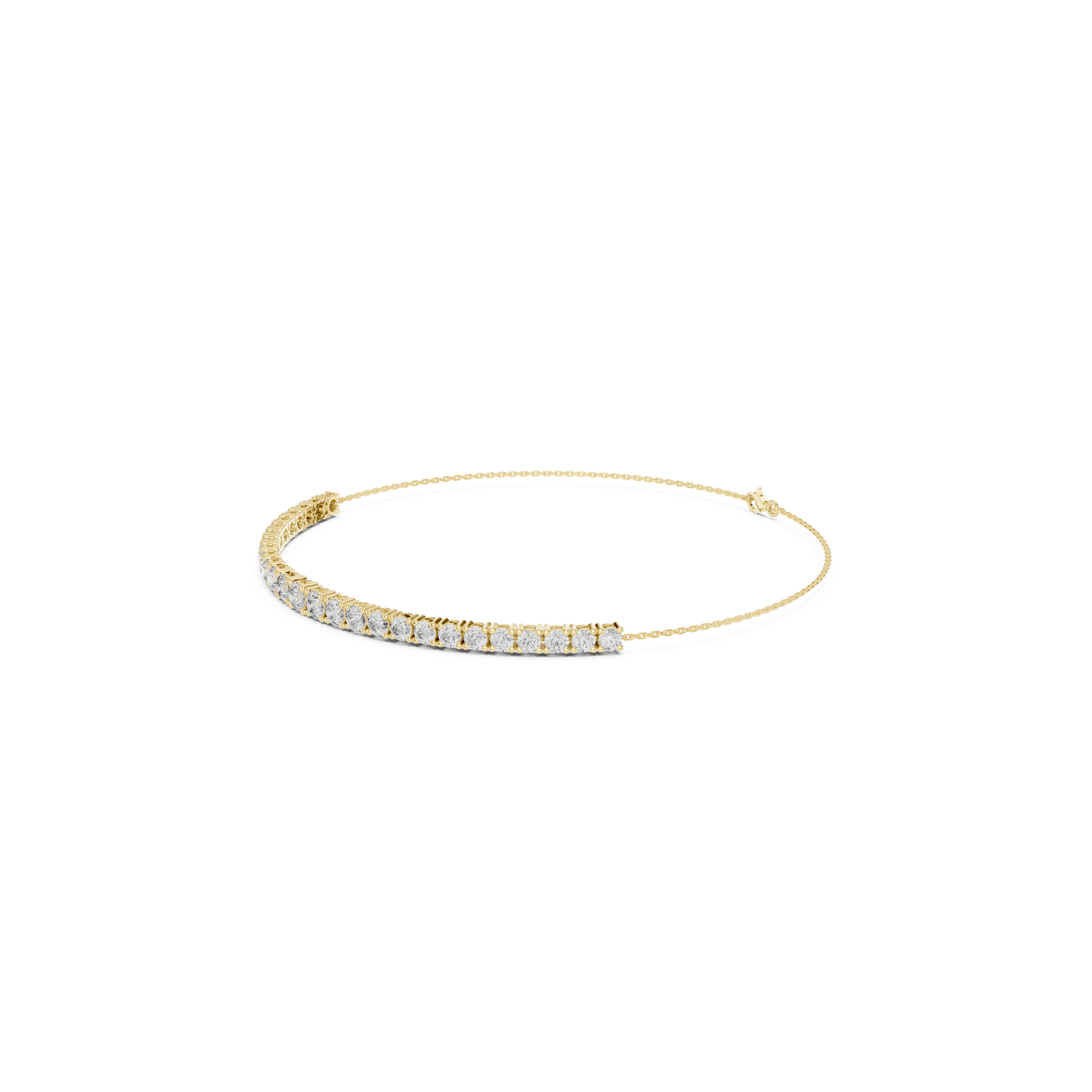 Delicate Lab Grown Diamond Chain Bracelet