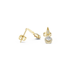 Pear-Shaped Diamond Halo Drop Earring