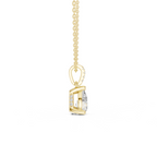 Pear Cut Solitaire Diamond Pendant