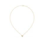 Heart Triple Round Lab Grown Diamond Pendant