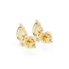 Marquise-Cut Lab Grown Diamond Stud