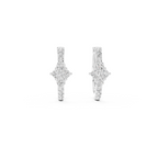 Floral Daimond Hoop Earring