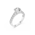 Vintage Classic Diamond Engagement Ring