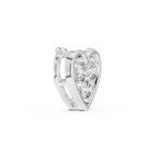 Heart Triple Round Lab Grown Diamond Pendant