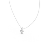 Princess Solitaire Lab Grown Diamond Pendant
