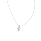 Oval Cut Solitaire Lab Grown Diamond Pendant