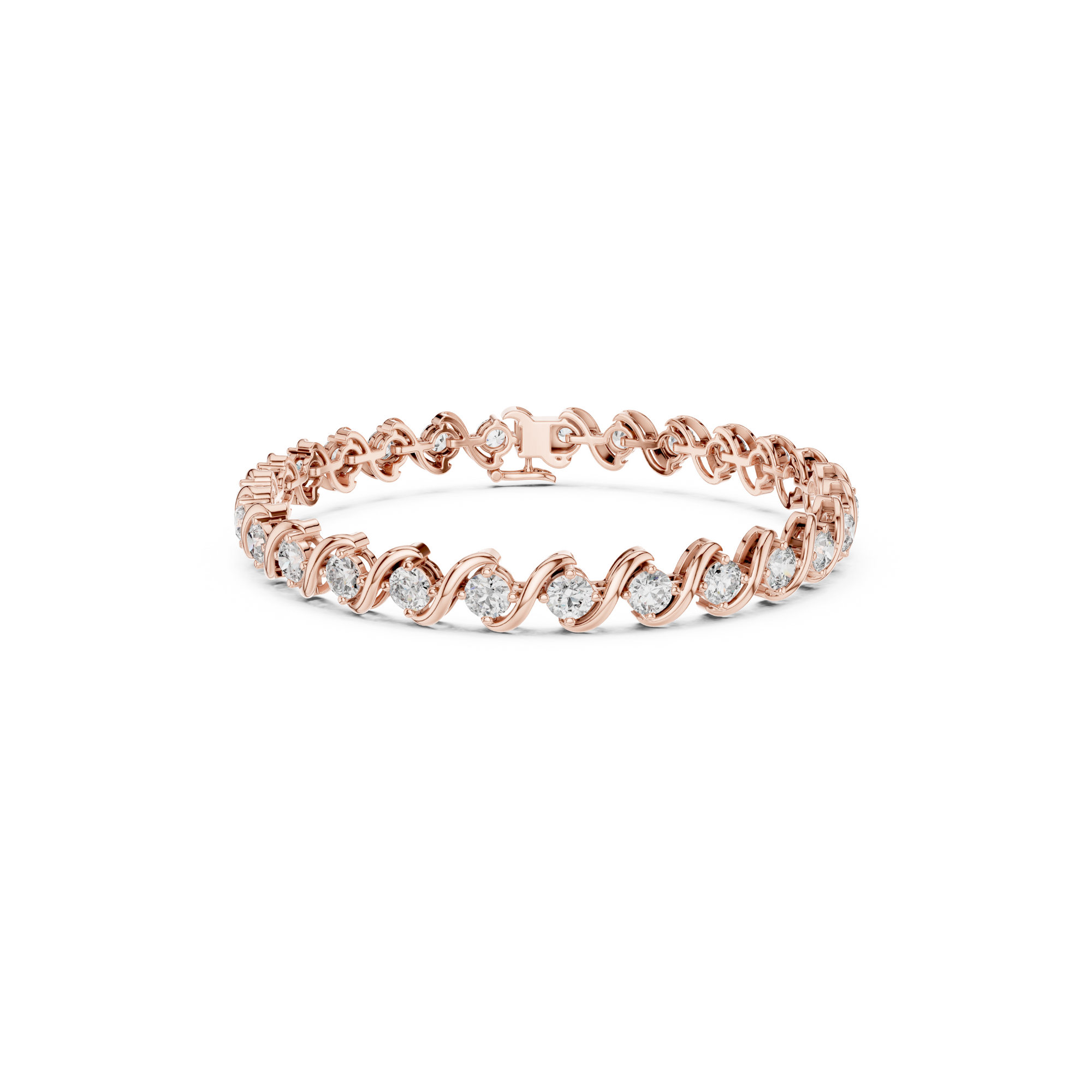 S-Link Lab Grown Diamond Tennis Bracelet
