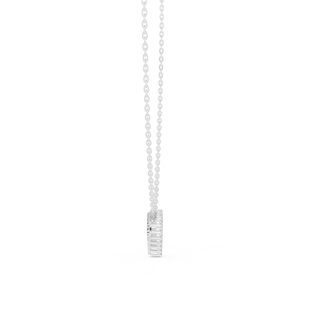 Delicate Heart Lab Grown Diamond Pendent