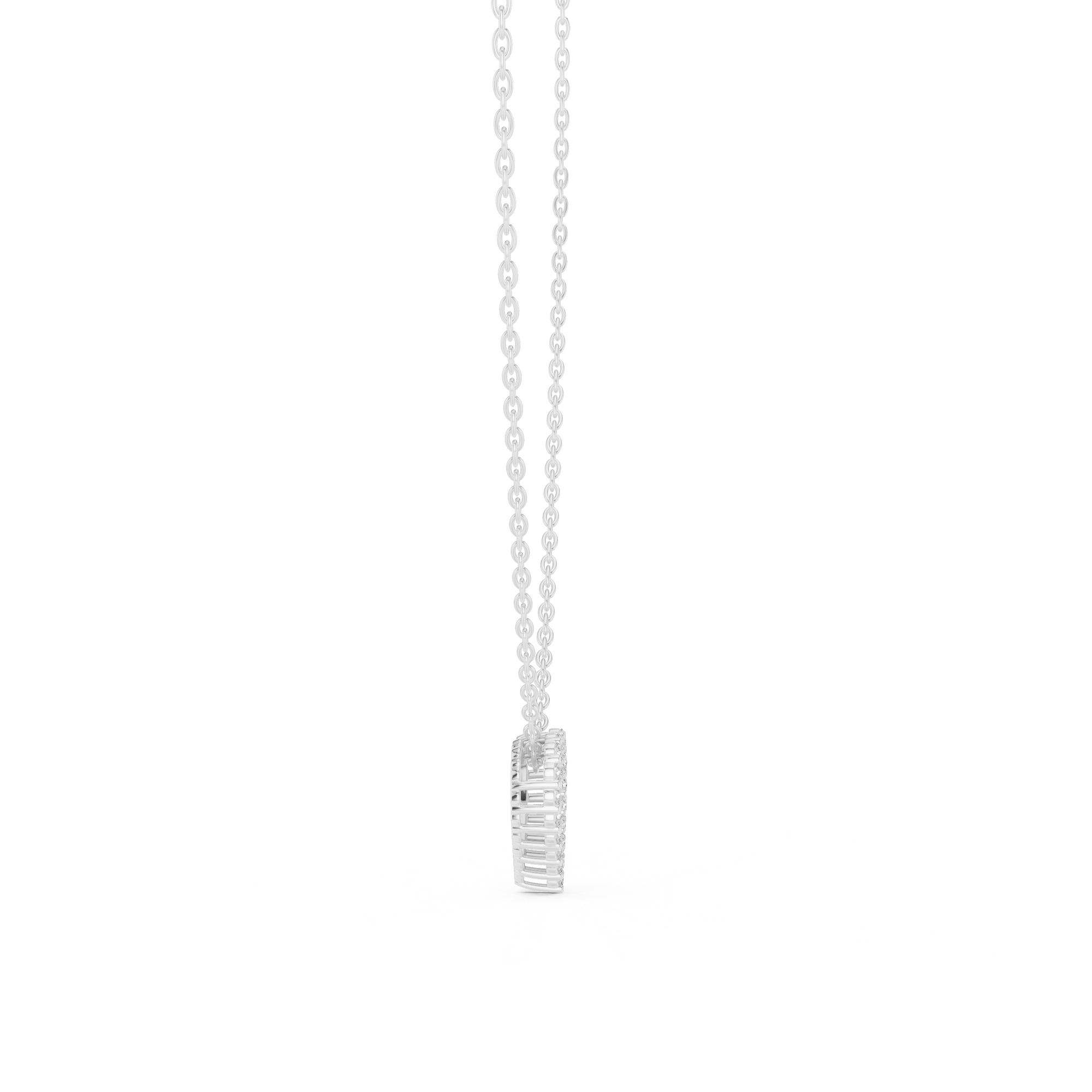 Delicate Heart Lab Grown Diamond Pendent