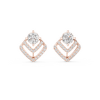 Geometric Lab Grown Diamond Stud