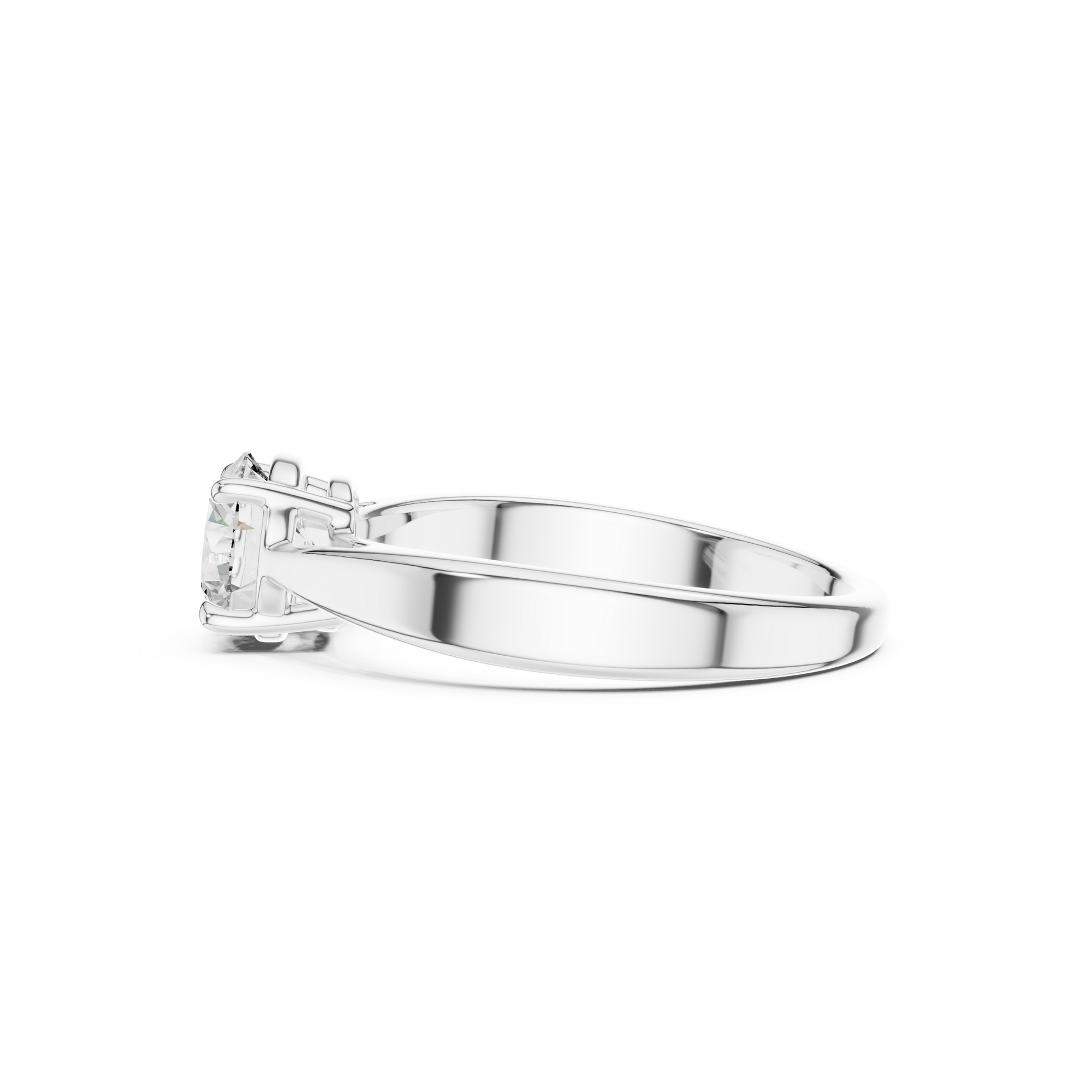 Classic Solitaire Lab Grown Diamond Ring