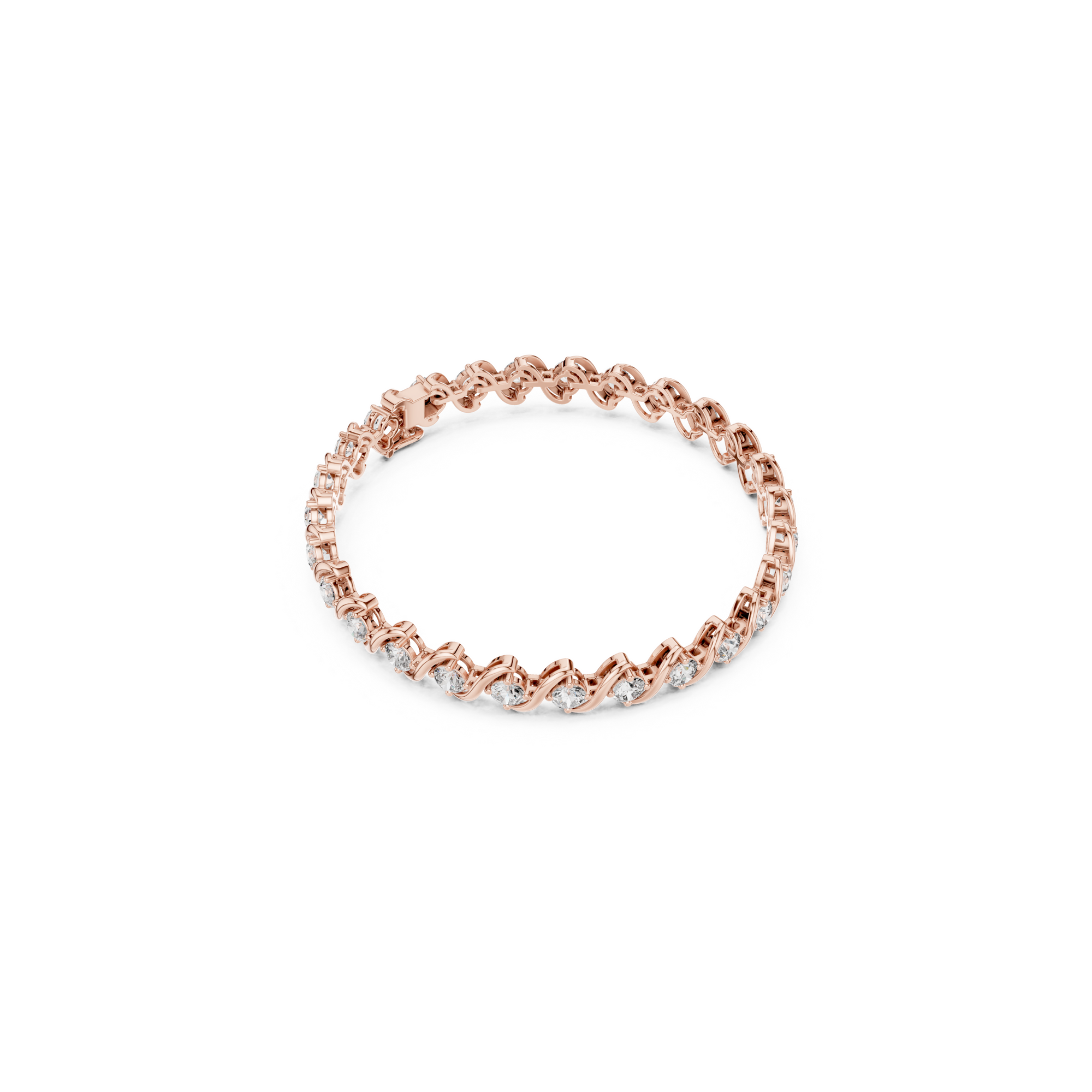 S-Link Lab Grown Diamond Tennis Bracelet