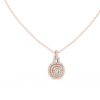 Halo Lab Grown Diamond Pendant