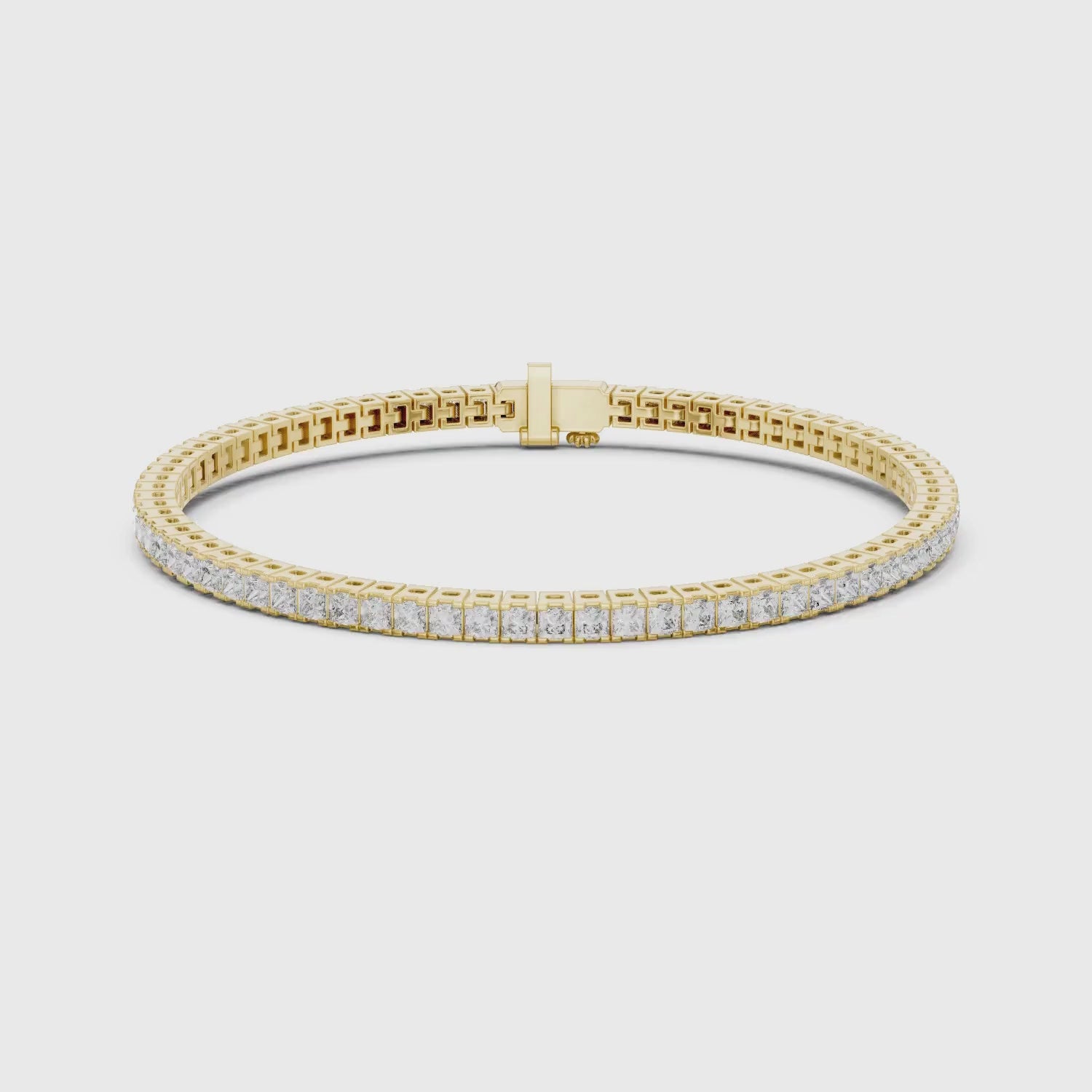 Princess Lab Grown Diamond Tennis Bracelet