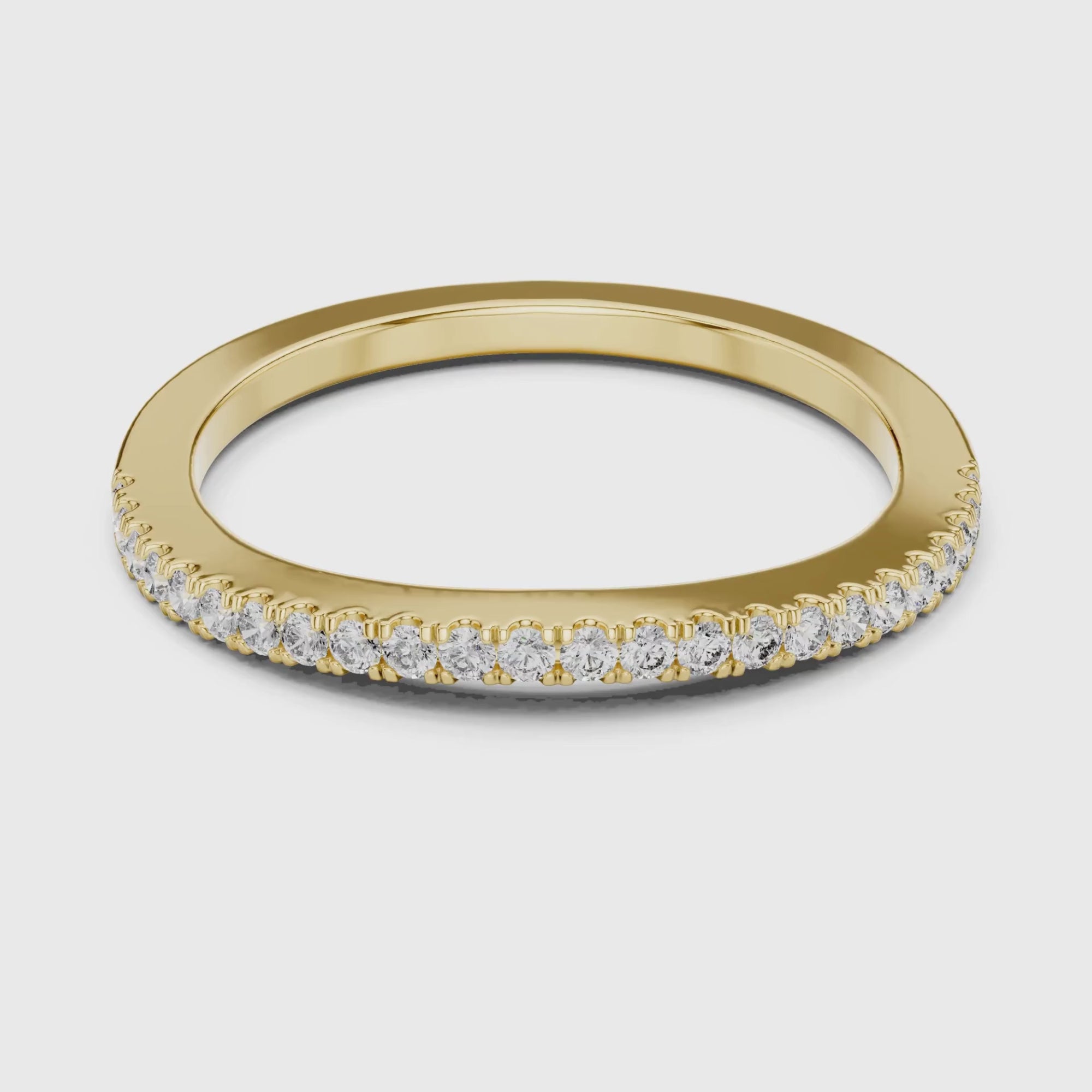 Delicate Lab Grown Diamond  Band